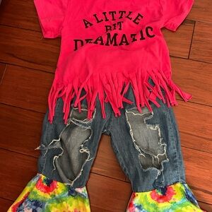 A Little Bit Dramatic Kids Set - Pink and Blue